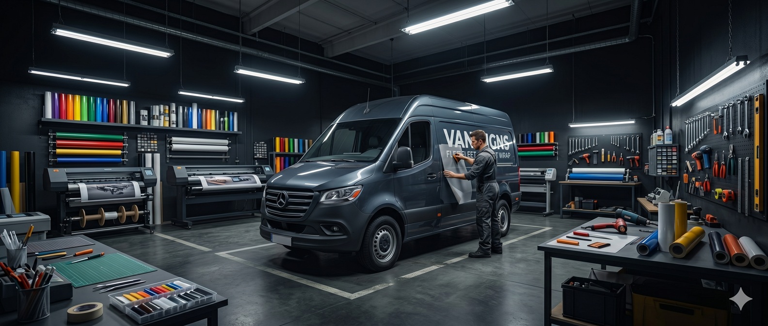Promotional Vehicle Branding — DIY Van Signs