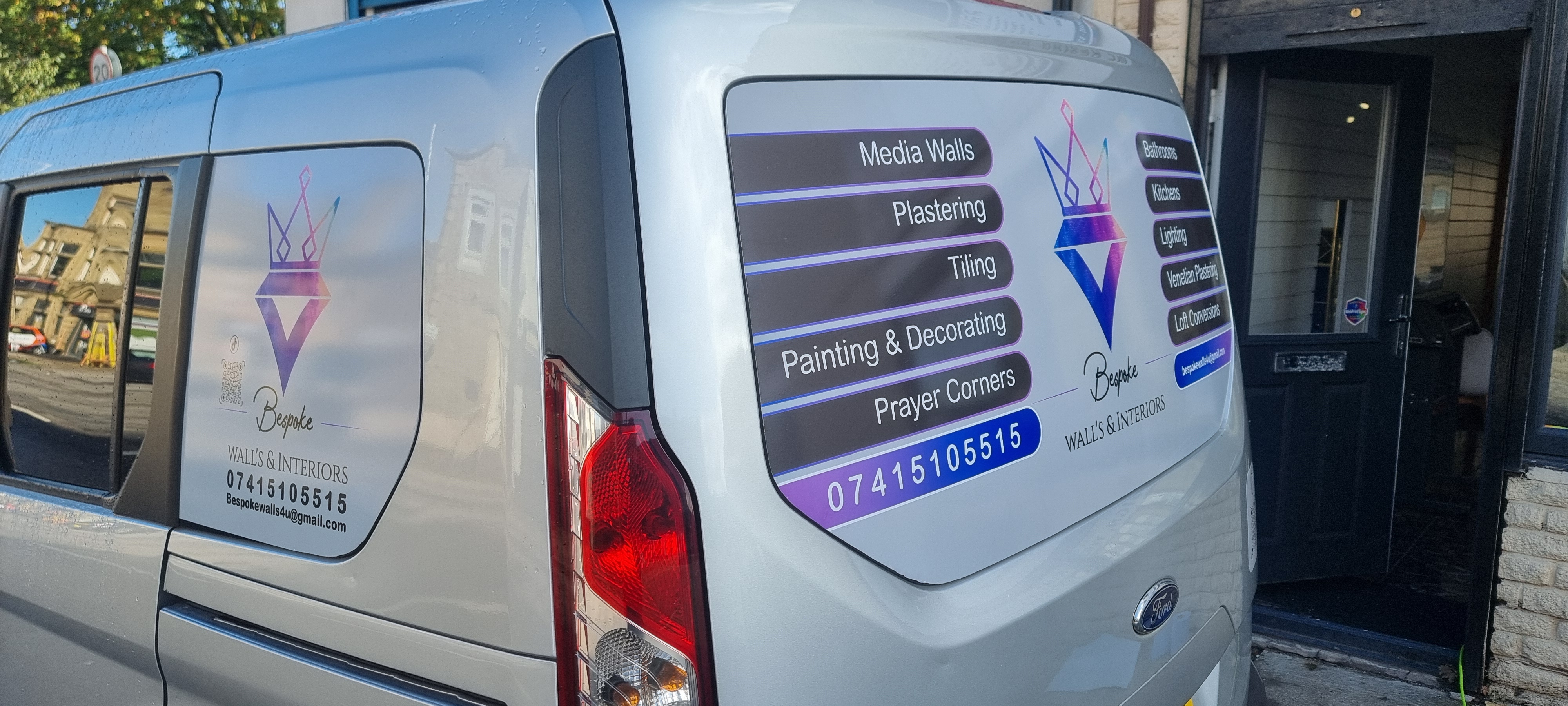 Van lettering — DIY Van Signs job