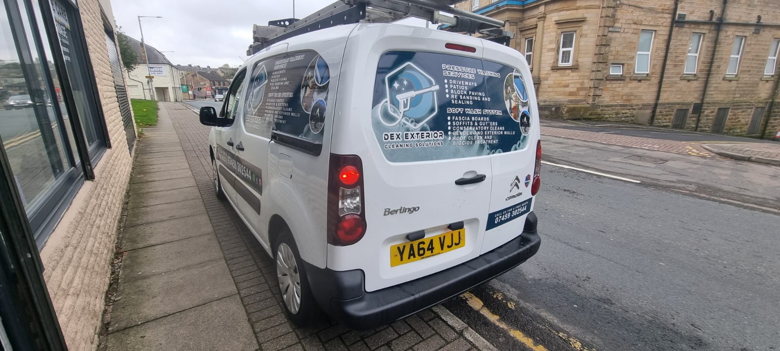 Van sign kit fitted