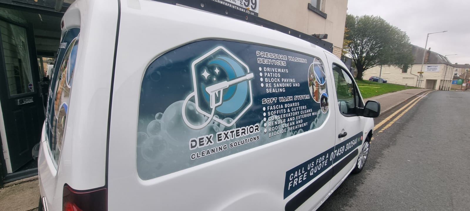 Van graphics — DIY Van Signs job