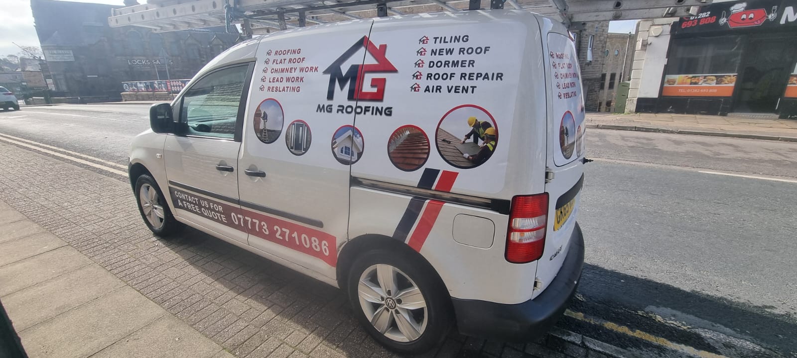 Lettered van — DIY Van Signs job